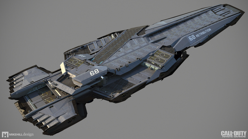 Illustration for article titled Infinite Warfare Has Some Very Cool Spaceships